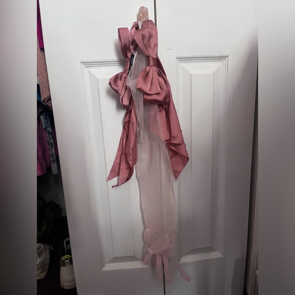 Pink Free People Portofino Bow Gloves - Picture 6 of 7